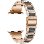 Cinturino in metallo opale da 22 mm per la serie Apple Watch, 7 41mm / 6&SE&5&4 40mm / 3&2&1 38mm, 7 45mm / 6&SE&5&4 44mm / 3&2&1 42mm