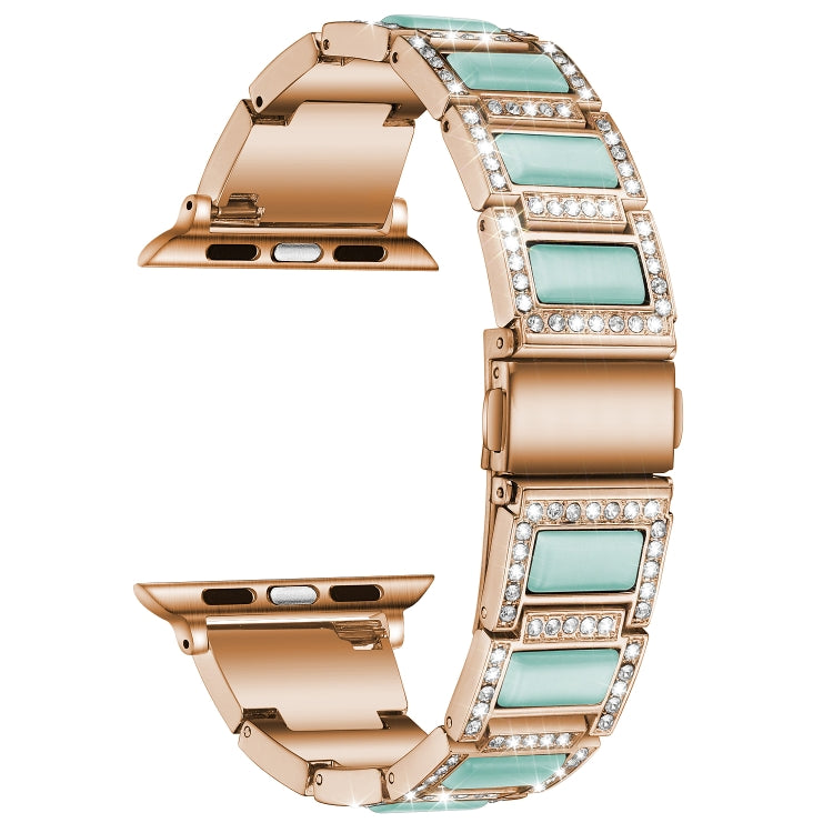 Cinturino in metallo opale da 22 mm per la serie Apple Watch, 7 41mm / 6&SE&5&4 40mm / 3&2&1 38mm, 7 45mm / 6&SE&5&4 44mm / 3&2&1 42mm