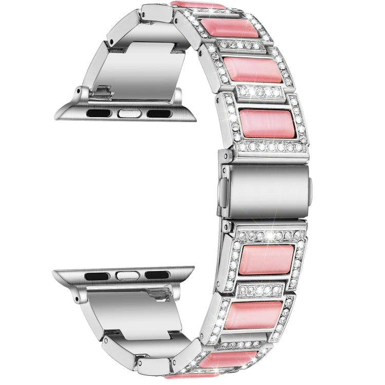 Cinturino in metallo opale da 22 mm per la serie Apple Watch, 7 41mm / 6&SE&5&4 40mm / 3&2&1 38mm, 7 45mm / 6&SE&5&4 44mm / 3&2&1 42mm