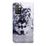 Custodia per telefono in pelle con disegno colorato con motivo a pittura 3D, For Xiaomi Redmi 10, For Xiaomi Redmi Note 11 4G