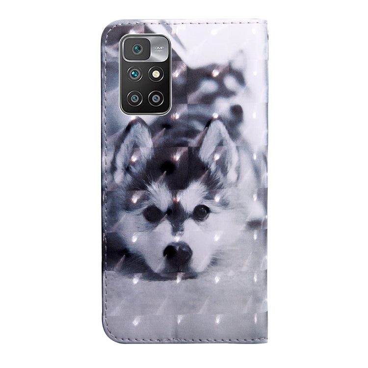 Custodia per telefono in pelle con disegno colorato con motivo a pittura 3D, For Xiaomi Redmi 10, For Xiaomi Redmi Note 11 4G