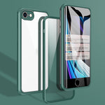 Custodia in vetro TPU doppia faccia per iPhone SE 7 8