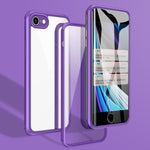 Custodia in vetro TPU doppia faccia per iPhone SE 7 8