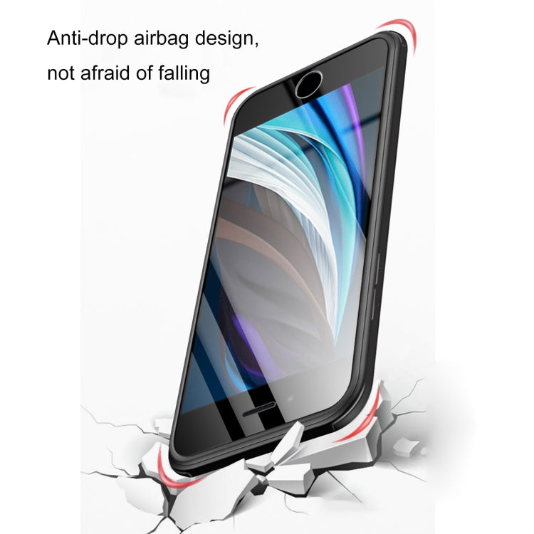 Custodia in vetro TPU doppia faccia per iPhone SE 7 8