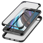 Custodia in vetro TPU doppia faccia per iPhone SE 7 8