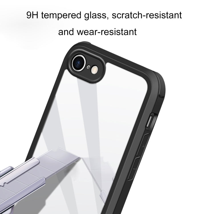 Custodia in vetro TPU doppia faccia per iPhone SE 7 8