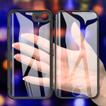 Custodia in vetro TPU doppia faccia per iPhone SE 7 8