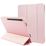 Custodia per tablet in pelle Smart TPU a nido d'ape a 3 pieghe, For Samsung Galaxy Tab S8 / X700, For Samsung Galaxy Tab S8+ / X800, For Samsung Galaxy Tab S8 Ultra / X900