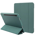 Custodia per tablet in pelle Smart TPU a nido d'ape a 3 pieghe, For Samsung Galaxy Tab S8 / X700, For Samsung Galaxy Tab S8+ / X800, For Samsung Galaxy Tab S8 Ultra / X900