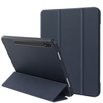 Custodia per tablet in pelle Smart TPU a nido d'ape a 3 pieghe, For Samsung Galaxy Tab S8 / X700, For Samsung Galaxy Tab S8+ / X800, For Samsung Galaxy Tab S8 Ultra / X900