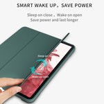 Custodia per tablet in pelle Smart TPU a nido d'ape a 3 pieghe, For Samsung Galaxy Tab S8 / X700, For Samsung Galaxy Tab S8+ / X800, For Samsung Galaxy Tab S8 Ultra / X900