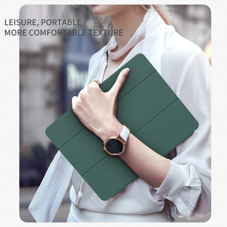 Custodia per tablet in pelle Smart TPU a nido d'ape a 3 pieghe, For Samsung Galaxy Tab S8 / X700, For Samsung Galaxy Tab S8+ / X800, For Samsung Galaxy Tab S8 Ultra / X900