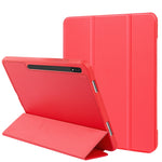 Custodia per tablet in pelle Smart TPU a nido d'ape a 3 pieghe, For Samsung Galaxy Tab S8 / X700, For Samsung Galaxy Tab S8+ / X800, For Samsung Galaxy Tab S8 Ultra / X900