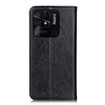Custodia per telefono in pelle con struttura magnetica Crazy Horse, For Xiaomi Redmi 10C/Redmi 10 India/Redmi 10 Power/Poco C40, For Xiaomi Redmi K40S/Redmi K40S Pro 5G/Xiaomi Poco F4 5G, For Xiaomi Redmi K50 / K50 Pro