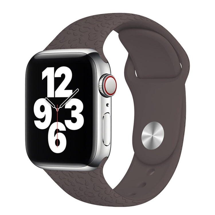 Cinturino in silicone leopardato per Apple Watch serie 7-3