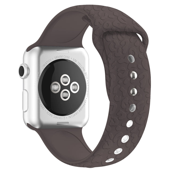 Cinturino in silicone leopardato per Apple Watch serie 7-3