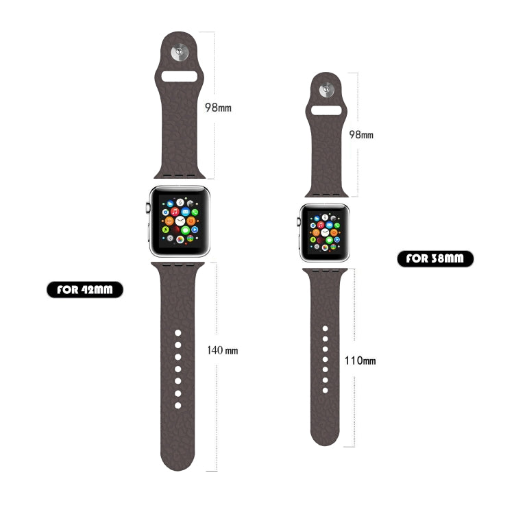 Cinturino in silicone leopardato per Apple Watch serie 7-3