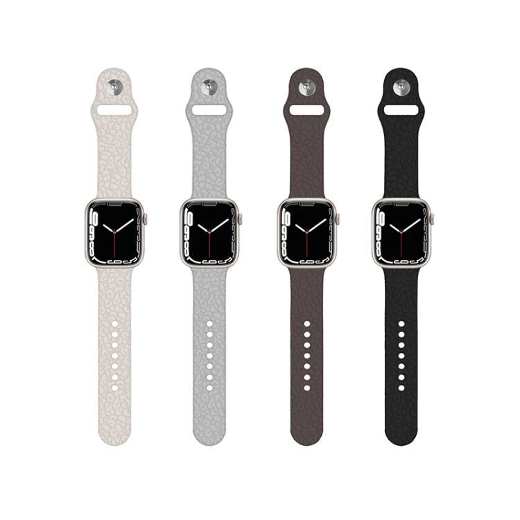 Cinturino in silicone leopardato per Apple Watch serie 7-3