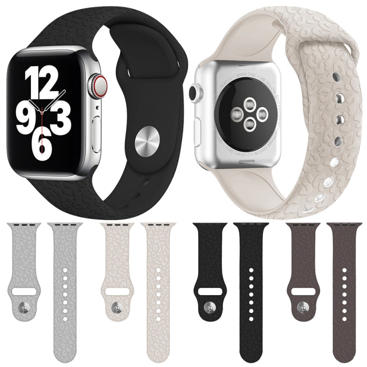 Cinturino in silicone leopardato per Apple Watch serie 7-3