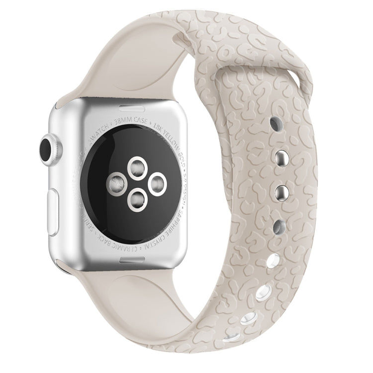 Cinturino in silicone leopardato per Apple Watch serie 7-3