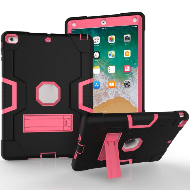 Custodia in silicone e PC per iPad 5 con supporto