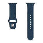 Cinturino in silicone con goffratura della zampa di cane per la serie Apple Watch, 7 41mm / 6&SE&5&4 40mm / 3&2&1 38mm, 7 45mm / 6&SE&5&4 44mm / 3&2&1 42mm