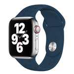 Cinturino in silicone con goffratura della zampa di cane per la serie Apple Watch, 7 41mm / 6&SE&5&4 40mm / 3&2&1 38mm, 7 45mm / 6&SE&5&4 44mm / 3&2&1 42mm
