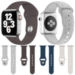 Cinturino in silicone con goffratura della zampa di cane per la serie Apple Watch, 7 41mm / 6&SE&5&4 40mm / 3&2&1 38mm, 7 45mm / 6&SE&5&4 44mm / 3&2&1 42mm