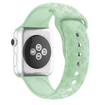 Cinturino in silicone con goffratura cactus per la serie Apple Watch, 7 41mm / 6&SE&5&4 40mm / 3&2&1 38mm, 7 45mm / 6&SE&5&4 44mm / 3&2&1 42mm