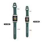 Cinturino in silicone con goffratura cactus per la serie Apple Watch, 7 41mm / 6&SE&5&4 40mm / 3&2&1 38mm, 7 45mm / 6&SE&5&4 44mm / 3&2&1 42mm