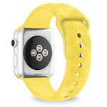 Cinturino in silicone con goffratura girasole per la serie Apple Watch, 7 41mm / 6&SE&5&4 40mm / 3&2&1 38mm, 7 45mm / 6&SE&5&4 44mm / 3&2&1 42mm