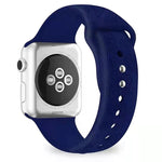 Cinturino in silicone con goffratura girasole per la serie Apple Watch, 7 41mm / 6&SE&5&4 40mm / 3&2&1 38mm, 7 45mm / 6&SE&5&4 44mm / 3&2&1 42mm