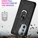 Custodia antiurto per telefono in TPU + PC, For Motorola Edge 30 Pro
