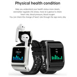 G36pro Smart Watch per auricolari con schermo IPS da 1,3 pollici, supporto per la misurazione della pressione sanguigna / monitoraggio del sonno