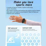 L21 Smart Watch con schermo TFT da 1,69 pollici, supporta il monitoraggio della pressione sanguigna / monitoraggio del sonno