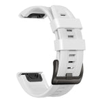 Cinturino in silicone con fibbia nera, For Garmin Fenix 7 / 6 Pro / 5 Plus 22mm