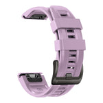 Cinturino in silicone con fibbia nera, For Garmin Fenix 7 / 6 Pro / 5 Plus 22mm