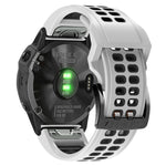 Cinturino in silicone a doppia fila a sgancio rapido, For Garmin Fenix 6, For Garmin Fenix 6X
