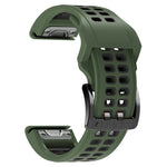Cinturino in silicone a doppia fila a sgancio rapido, For Garmin Fenix 6, For Garmin Fenix 6X