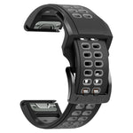 Cinturino in silicone a doppia fila a sgancio rapido, For Garmin Fenix 6, For Garmin Fenix 6X