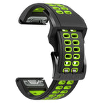 Cinturino in silicone a doppia fila a sgancio rapido, For Garmin Fenix 6, For Garmin Fenix 6X