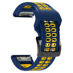 Cinturino in silicone a doppia fila a sgancio rapido, For Garmin Fenix 6, For Garmin Fenix 6X
