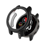 Custodia per orologio galvanica in TPU a mezza confezione, For Garmin Venu 2 Plus
