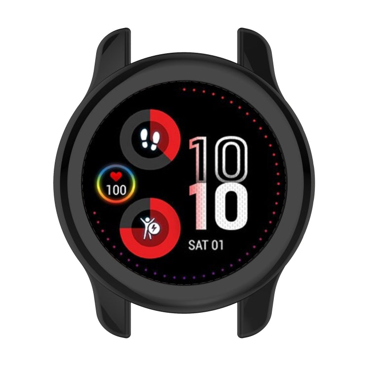 Custodia per orologio galvanica in TPU a mezza confezione, For Garmin Venu 2 Plus