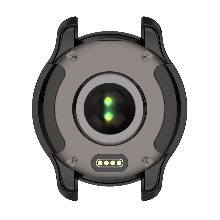 Custodia per orologio galvanica in TPU a mezza confezione, For Garmin Venu 2 Plus