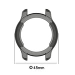 Custodia per orologio galvanica in TPU a mezza confezione, For Garmin Venu 2 Plus