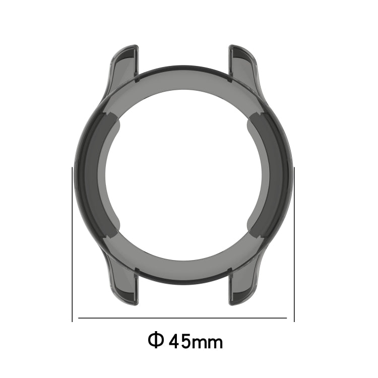 Custodia per orologio galvanica in TPU a mezza confezione, For Garmin Venu 2 Plus