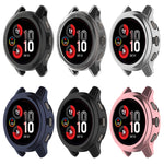 Custodia per orologio galvanica in TPU a mezza confezione, For Garmin Venu 2 Plus
