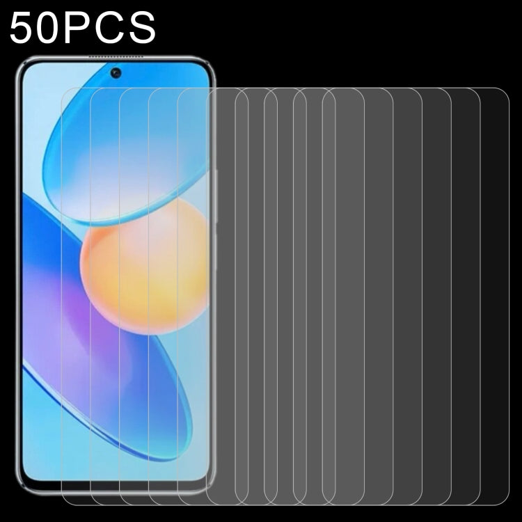 50 pellicole in vetro temperato da 0,26 mm 9H 2,5D, For Honor 30 / X9 / X9 5G / Magic4 Lite / X40 GT(50 PCS), For Honor Play6T(50 PCS), For Honor Play6T Pro(50 PCS), For Motorola Moto G Stylus 5G 2022(50 PCS)