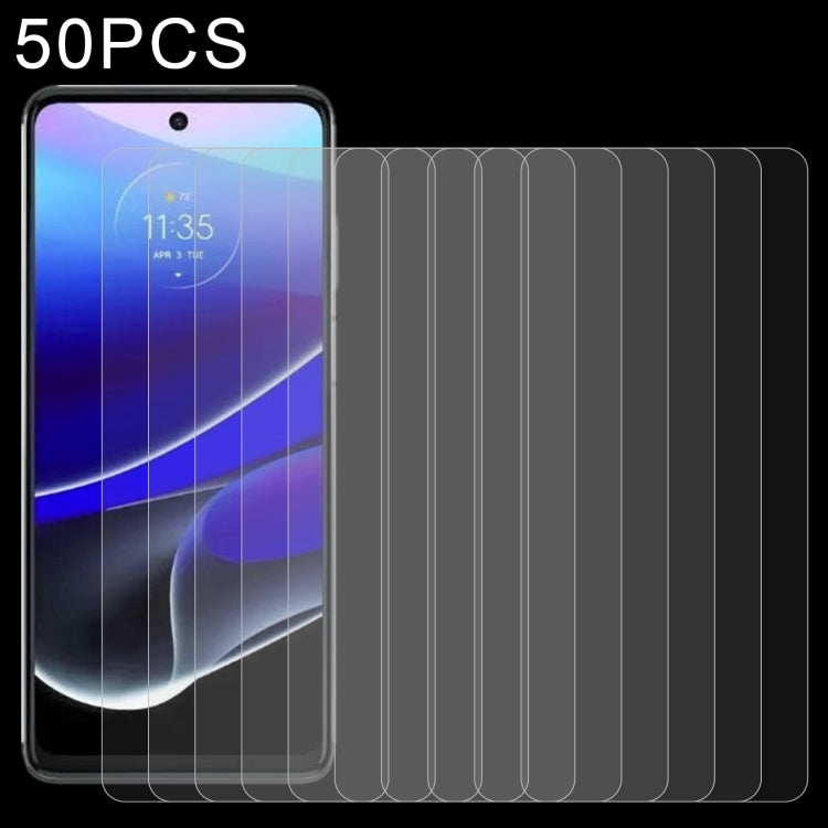 50 pellicole in vetro temperato da 0,26 mm 9H 2,5D, For Honor 30 / X9 / X9 5G / Magic4 Lite / X40 GT(50 PCS), For Honor Play6T(50 PCS), For Honor Play6T Pro(50 PCS), For Motorola Moto G Stylus 5G 2022(50 PCS)